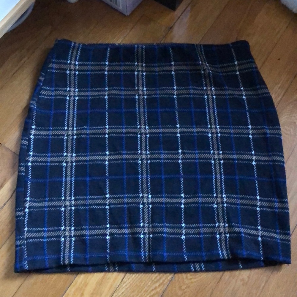 Zara plaid skirt